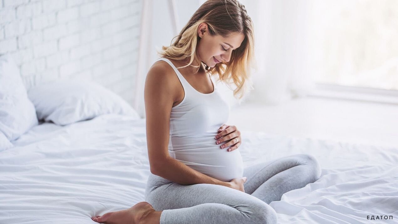 Eierdiät während der Schwangerschaft. 
