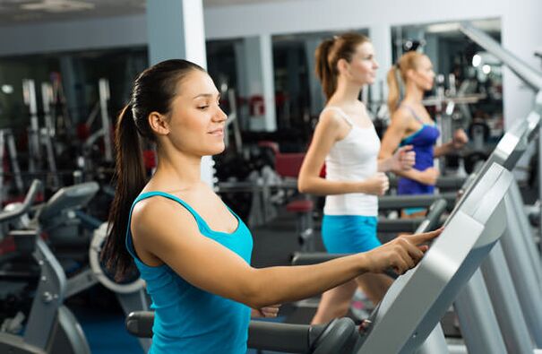 Zyklisches Training auf einem Laufband